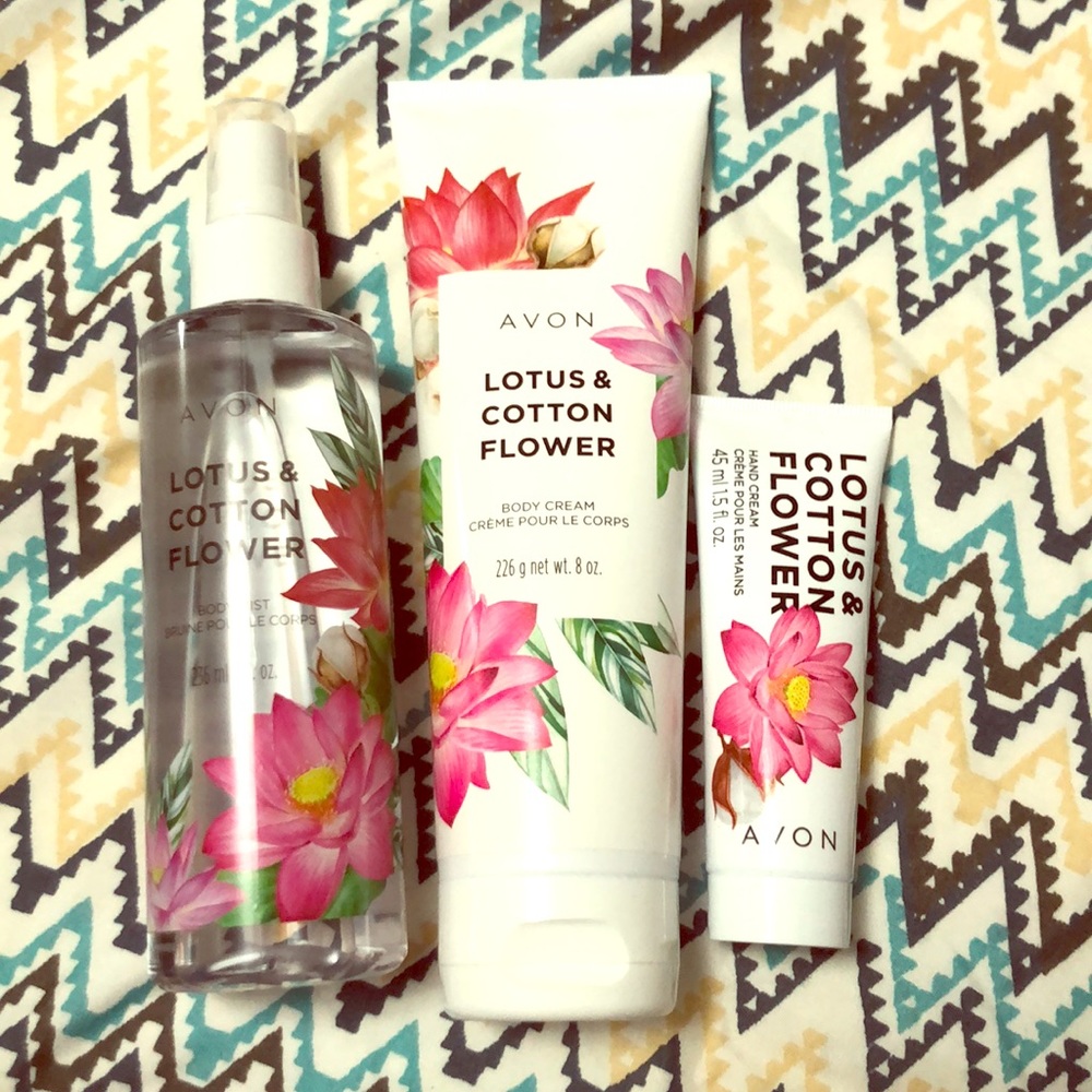 Lotus and cotton flower set 🌸